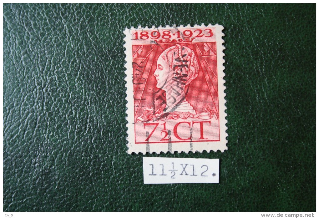 Regeringsjubileumzegel 7 1/2 Ct NVPH 123G 123 G (Mi 125) 1923 Gestempeld / USED NEDERLAND / NIEDERLANDE - Used Stamps