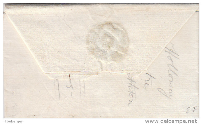 Great Britain "ALRESFORD 60" Two-liner On Letter To Winchester 1814 (n53) - ...-1840 Voorlopers