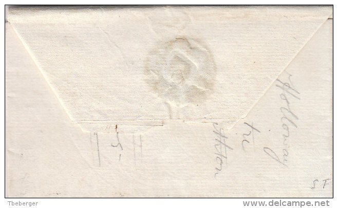 Great Britain "ALRESFORD 60" Two-liner On Letter To Winchester 1814 (n53) - ...-1840 Prephilately