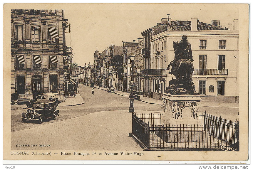 Cognac Place François 1 Er Et Av. Victor Hugo Citroen Traction Commerciale - Cognac