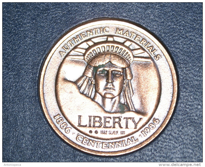 USA 1985 - ORIGINAL MEDAL "STROHS RUN FOR LIBERTY II" - Atletica