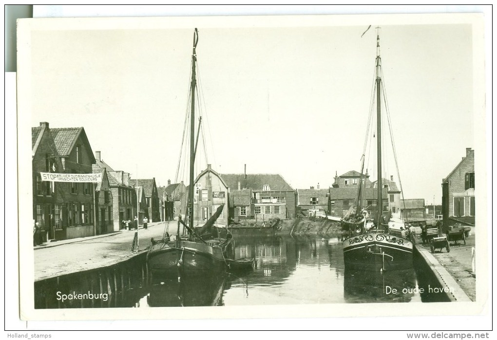 SPAKENBURG * DE OUDE HAVEN * ANSICHTKAART * CPA *  (3559za) - Spakenburg