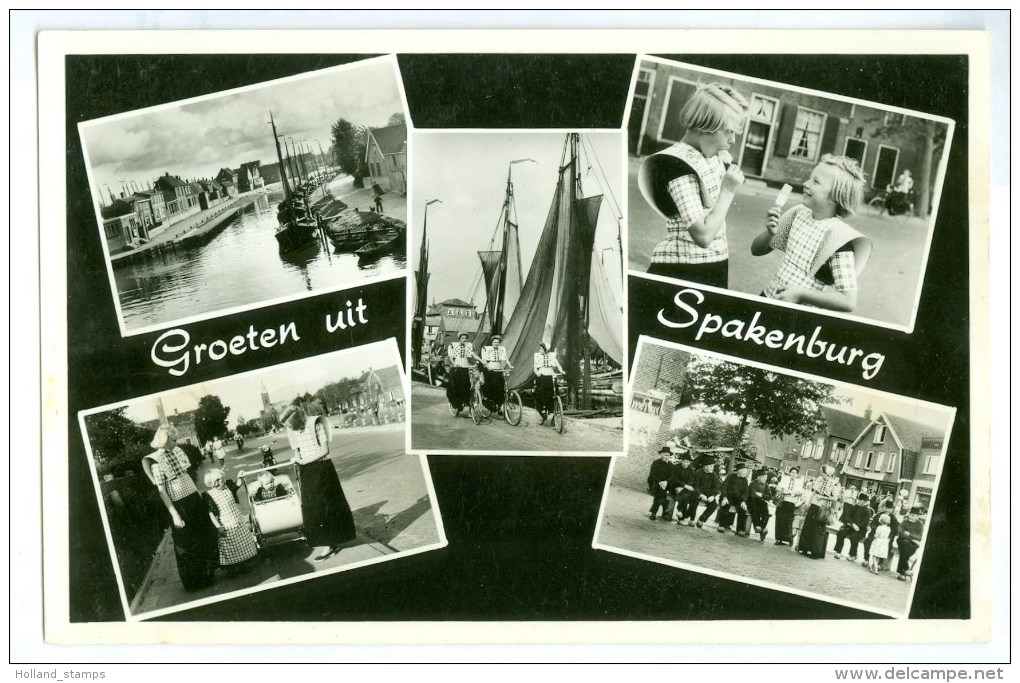 SPAKENBURG * GROETEN  * ANSICHTKAART * CPA *  (3559zc) - Spakenburg