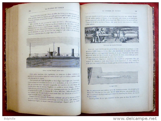 La Guerre Illustrée Tome 1 : La Guerre Du Tonkin-  Huard 1890 editeur : L. Boulanger