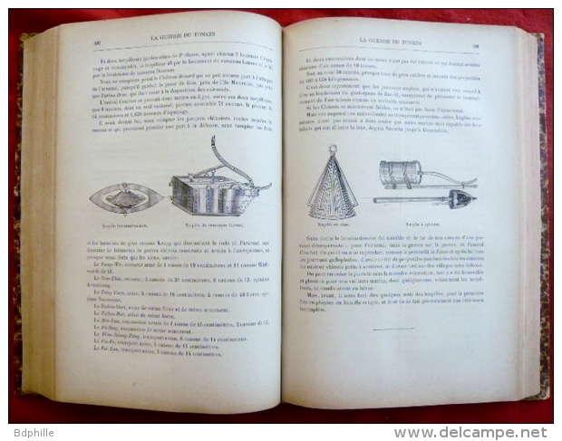 La Guerre Illustrée Tome 1 : La Guerre Du Tonkin-  Huard 1890 editeur : L. Boulanger