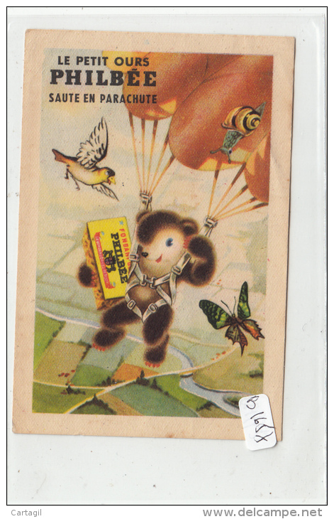 VP - B1657- Image  Format 120x80mm  Le Petit Ours Philbée  (Philbée = Pain D'épices De Dijon) - Reclame