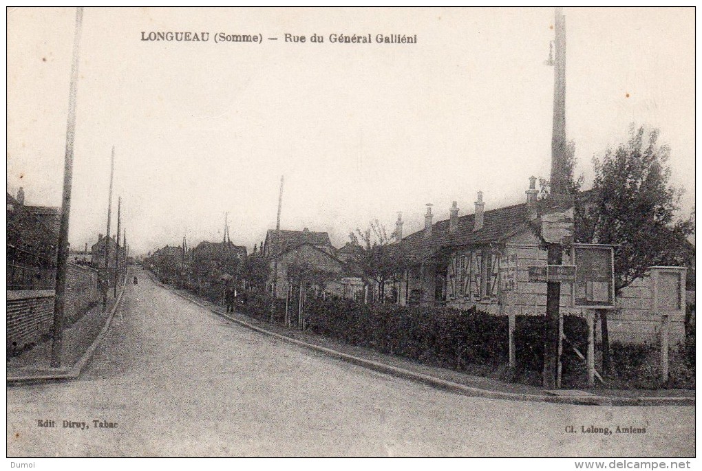 LONGUEAU  (Somme)  -  Rue Du Général Galliéni - Longueau