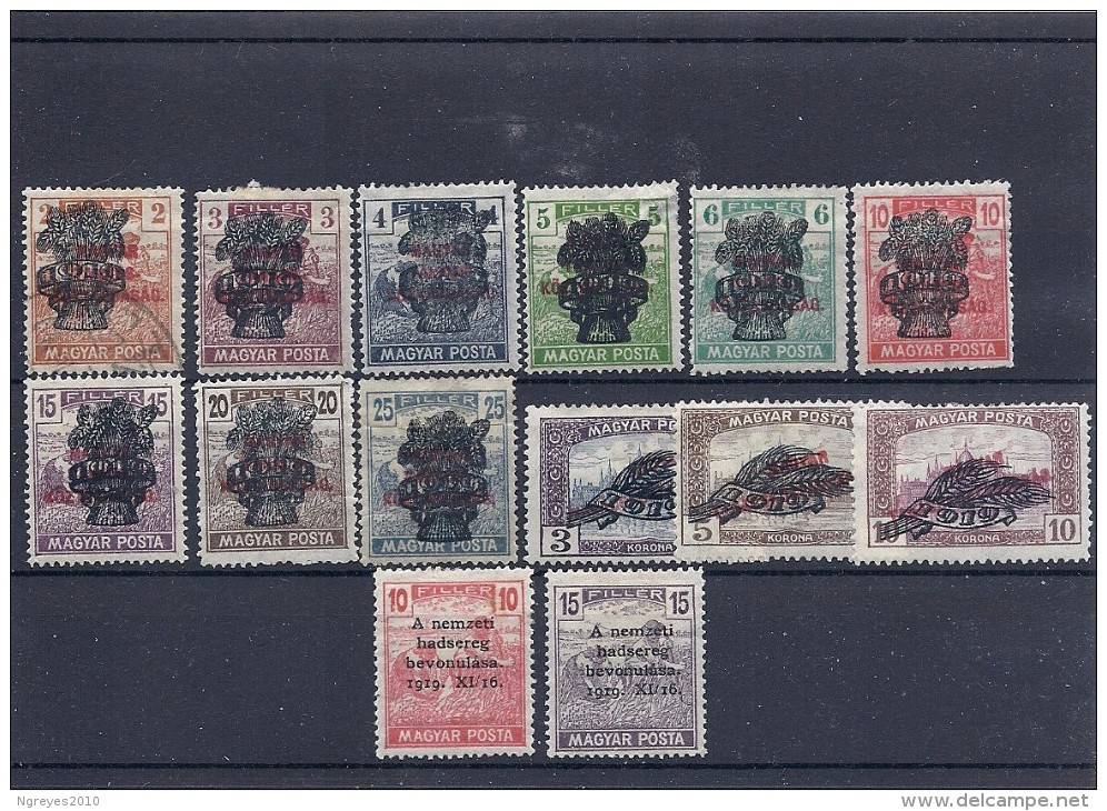 140020031  HUNGRIA  YVERT  Nº   264/72+281/3+263B/C  USED/MH  MARQUILLADO (Authenticated) - Nuevos