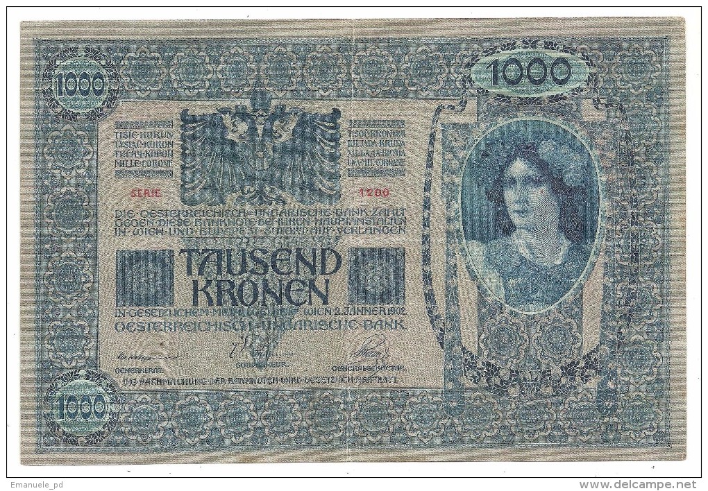 Austria 1000 Kronen 1902 Rosa *V* - Autriche