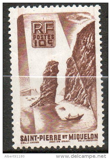 St Pierre Et Miquelon Roc De Langlade 1947  N°325 - Neufs