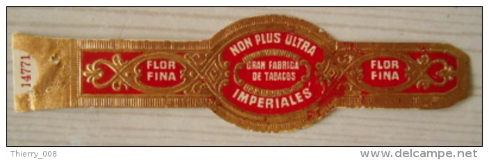 AA74 Bague Bagues Cigare Cigares  Flor Fina Non Plus Ultra  Imperiales  1 Pièce(s) - Bagues De Cigares