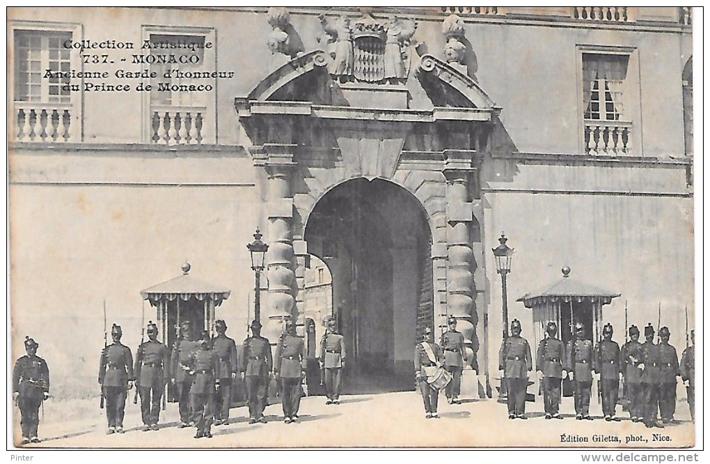 MONACO - Ancienne Garde D'Honneur Du Prince De Monaco - Palais Princier