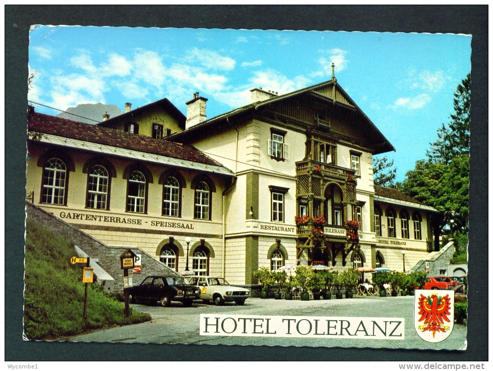 AUSTRIA  -  Jenbach  Hotel Toleranz  Used Postcard As Scans - Jenbach