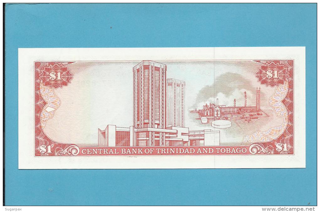 TRINIDAD AND TOBAGO - 1 DOLLAR - ND ( 1985 ) - Pick 36.c - Sign. 6 - UNC. - 2 Scans - Trinidad & Tobago