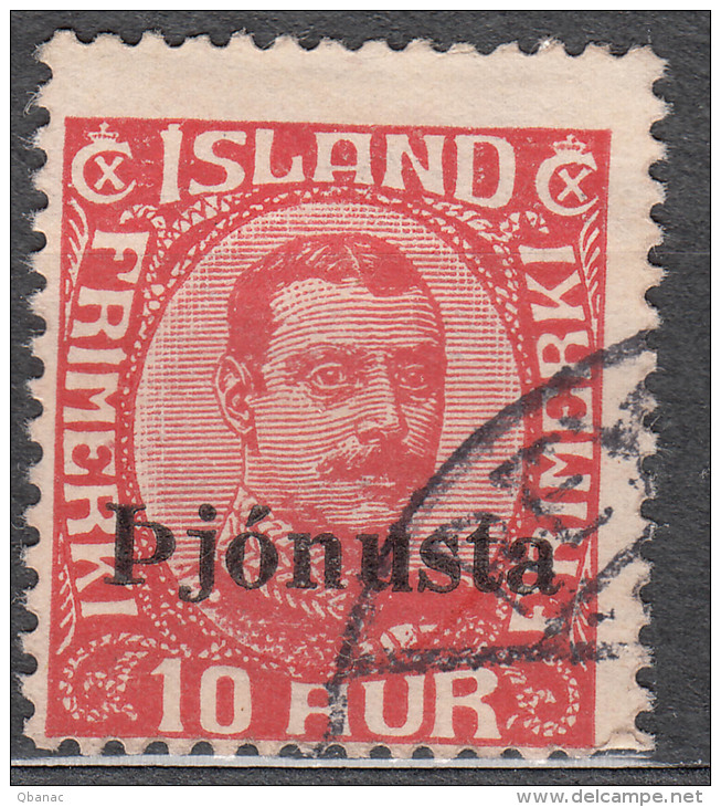 Iceland Island Ijsland Official 1922 Mi#41 II Used - Officials