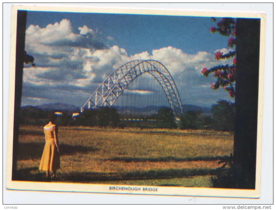 Zimbabwe, Birchenough Bridge Sur La Rivière Sabi, Beit Trust, South Rhodesia, Dos Divisé, A Circulé En 1965 - Simbabwe