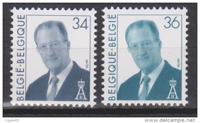 Belgique N° 2690 - 2691 *** S.M. Le Roi Albert II - 1997 - Unused Stamps