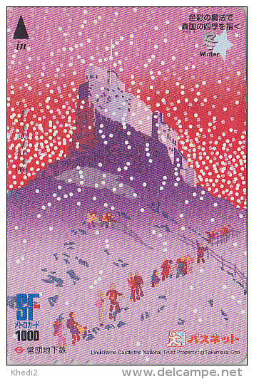 Carte Japon - Série De TAKUMASA ONO - Quatre Saisons - Saison HIVER - WINTER Season Japan Card - 07 - Seasons