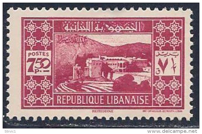 Lebanon, Scott # 154 Mint Hinged Bieteddine, 1939 - Liban