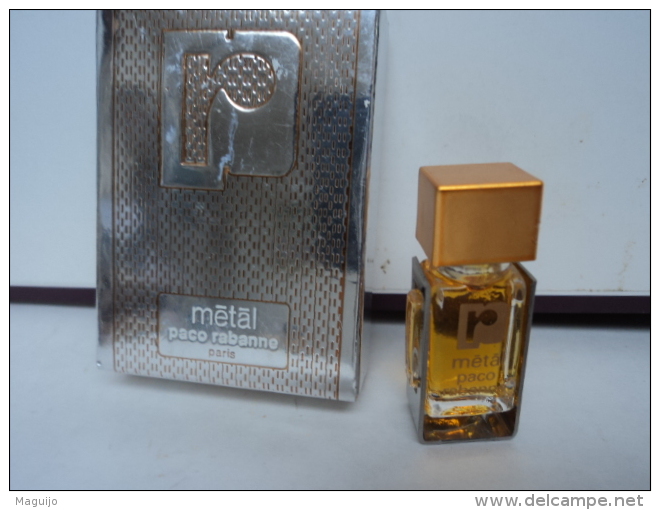 PACO RABANNE " METAL POUR HOMME" MINI PARF. 1 ML   VOIR ET LIRE !! - Miniaturen Herrendüfte (mit Verpackung)