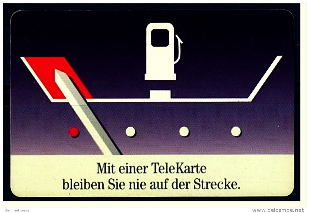 Telefonkarte  -  Mit Einer TeleKarte Bleiben Sie Nie Auf Der Strecke  -  12 DM   1995 - O-Series: Kundenserie Vom Sammlerservice Ausgeschlossen