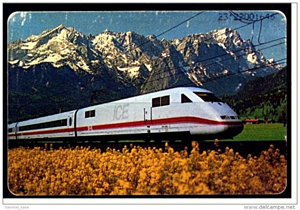 Telefonkarte  -  BahnCard  -  Unternehmen Zukunft  ;  Die Deutschen Bahnen  -  12 DM   1993 - O-Series: Kundenserie Vom Sammlerservice Ausgeschlossen