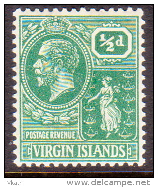 British Virgin Islands 1922 SG #86 ½d MNH OG! - British Virgin Islands