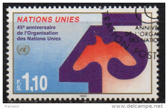 PIA - ONG - 1990 - 45°delle Nazioni Unite - (Yv 192-93) - Gebraucht