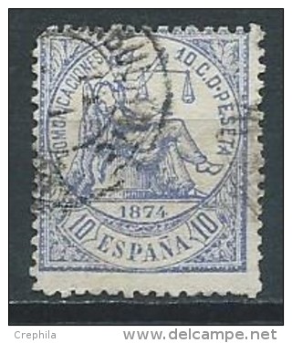 Espagne - 1874 - Y&T 143  - Oblitéré - Oblitérés
