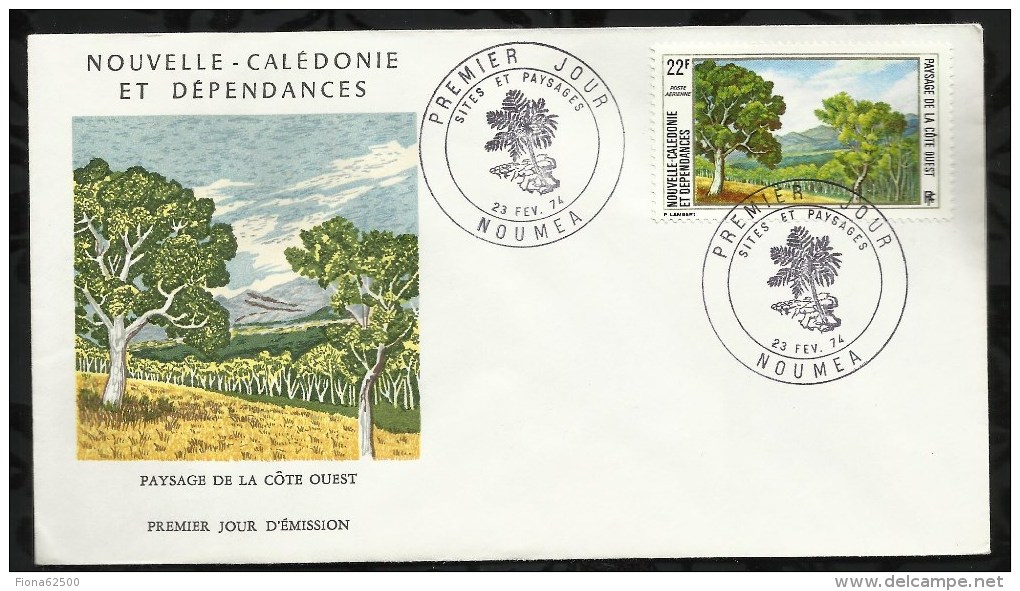 PAYSAGE DE LA COTE OUEST . 23 FEVRIER 1974 . NOUMEA . - Other & Unclassified