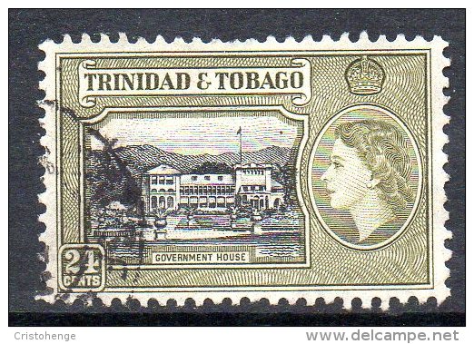 Trinidad & Tobago 1953-59 Definitives - 24c Government House Used - Trinidad Y Tobago