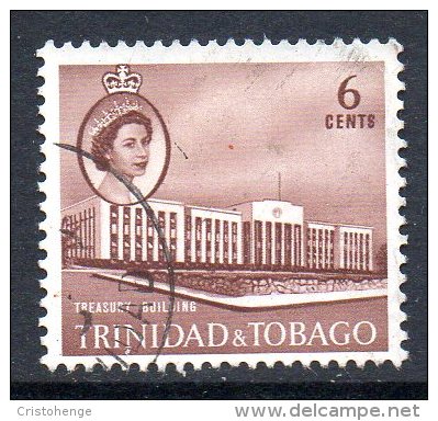 Trinidad & Tobago 1960-67 Definitives - 6c Treasury Building Used - Trinidad Y Tobago