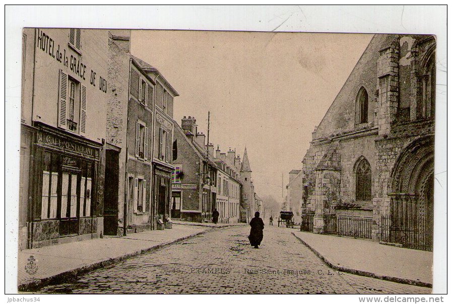 ETAMPES. RUE SAINT JACQUES - Etampes