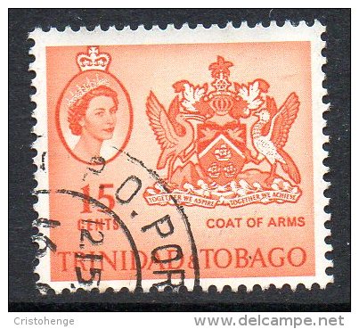 Trinidad & Tobago 1960-67 Definitives - 15c Coat Of Arms Used - Trinidad Y Tobago