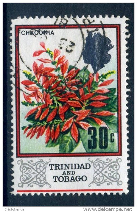 Trinidad & Tobago 1969-72 Definitives - 30c Chaconia Used - Trinidad Y Tobago