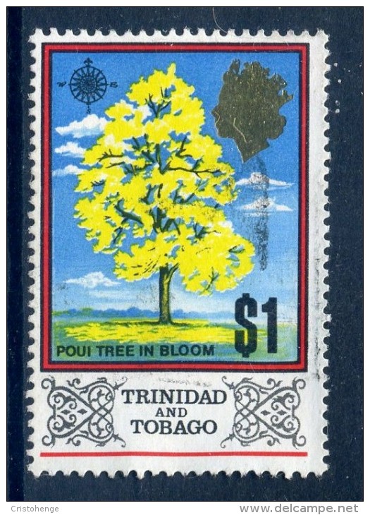 Trinidad & Tobago 1969-72 Definitives - $1 Poui Tree Used - Trinidad & Tobago (...-1961)