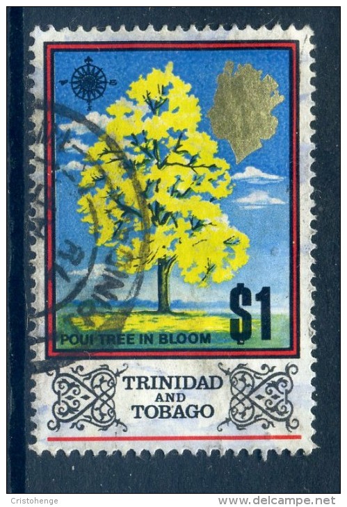 Trinidad & Tobago 1969-72 Definitives - $1 Poui Tree Used - Trinidad Y Tobago