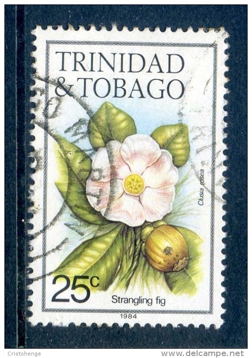 Trinidad & Tobago 1983-89 Flowers - 25c Value (1984 Imprint Date) Used - Trinidad Y Tobago