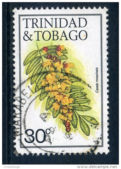 Trinidad & Tobago 1983-89 Flowers - 30c Value (No Imprint Date) Used - Trinidad Y Tobago