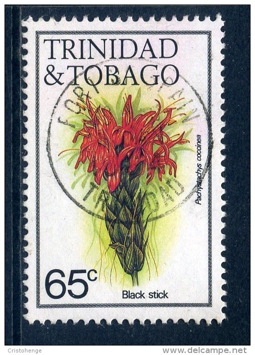 Trinidad & Tobago 1983-89 Flowers - 65c Value (No Imprint Date) Used - Trinidad Y Tobago