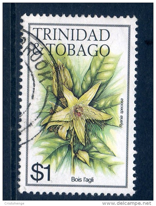 Trinidad & Tobago 1983-89 Flowers - $1 Value (No Imprint Date) Used - Trinidad Y Tobago