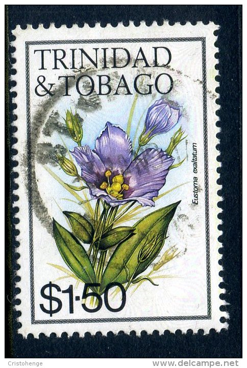 Trinidad & Tobago 1983-89 Flowers - $1.50 Value (No Imprint Date) Used - Trinidad & Tobago (...-1961)