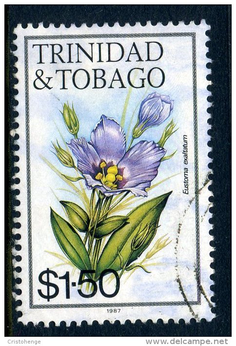 Trinidad & Tobago 1983-89 Flowers - $1.50 Value (1987 Imprint Date) Used - Trinidad Y Tobago