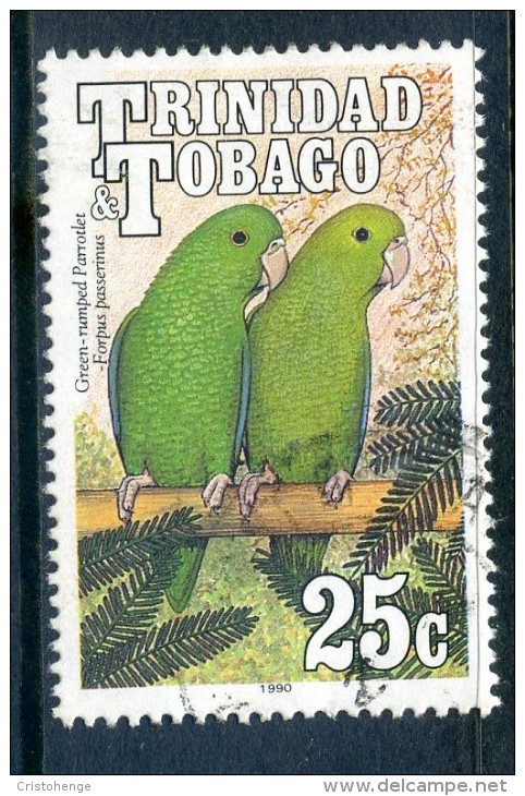 Trinidad & Tobago 1990 Birds - 25c Parrotlet Used - Trinidad & Tobago (...-1961)