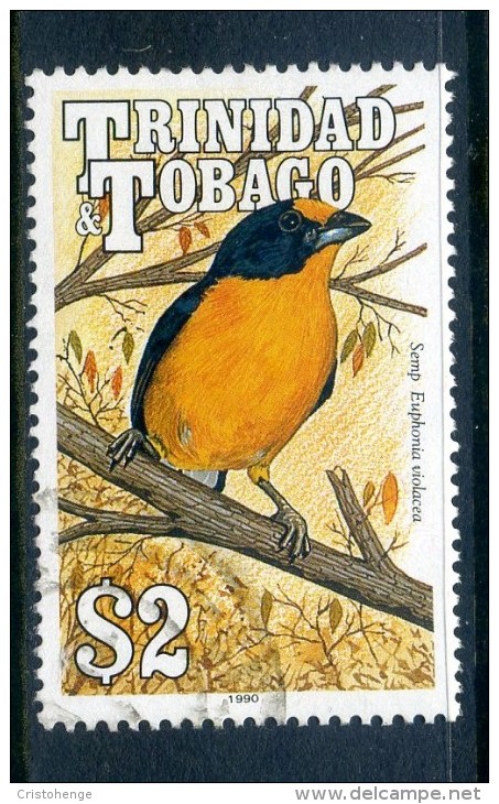 Trinidad & Tobago 1990 Birds - $2 Violaceous Euphonia Used - Trinidad & Tobago (...-1961)