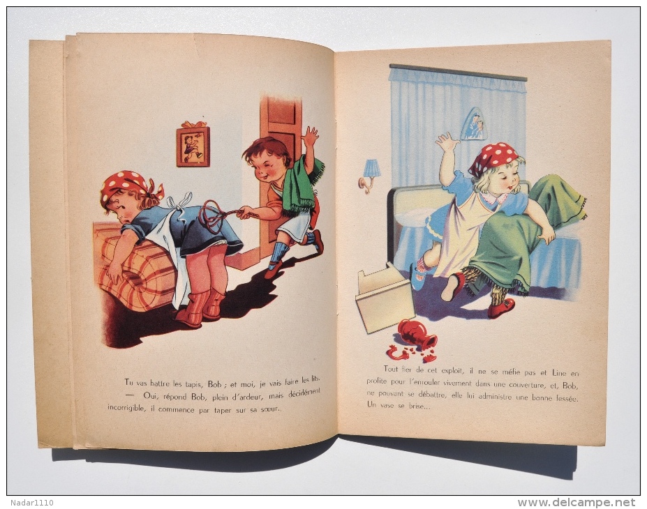 Enfantina / BOB Et LINE - Collection CROIX D'HONNEUR, Editions ENFANTS DE FRANCE - Livres D'images