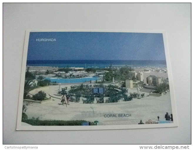 STORIA POSTALE FRANCOBOLLO COMMEMORATIVO Egitto Hurghada Coral Beach - Hurghada