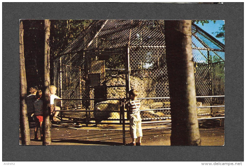 GRANBY - QUÉBEC - JARDIN ZOOLOGIQUE - CAGE DES OURS BLANCS - WHITE BEARS CAGE - PUB. BENJAMIN NEWS - Granby