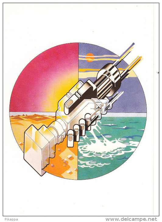 Pink Floyd, 1975 - Cover Sticker, Original Artwork From Wish You Where Here - Non Viaggiata - Musique Et Musiciens