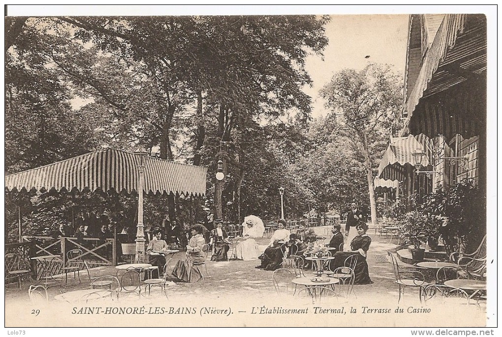 Saint-Honoré-les-Bains - L'Etablissement Thermal, La Terrasse Du Casino - Saint-Honoré-les-Bains